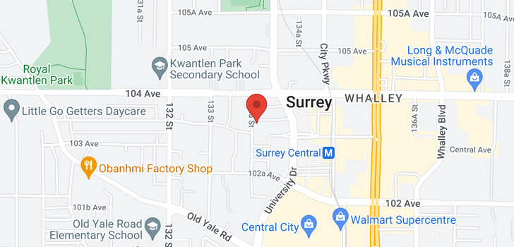 map of 1904 13308 103A AVENUE
